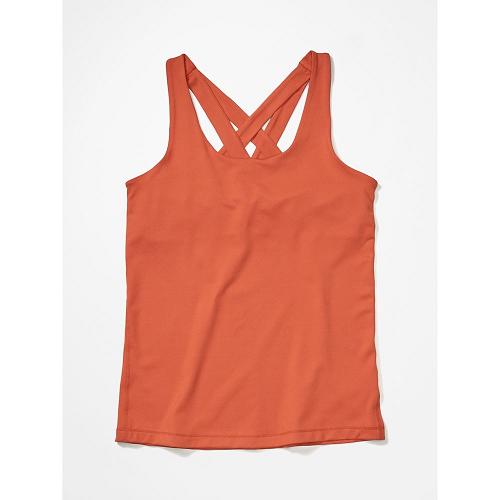 Marmot Leda T-Shirts For Womens Orange XRE926180